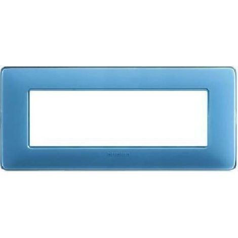 Plaque Bticino Matix 6 modules turquoise AM4806CAR