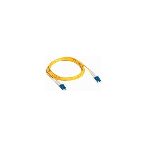 Cordon fibre optique 1m LC/LC OS 1 monomode duplex jaune 9/125 micron LEGRAND 032606