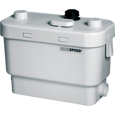 SFA – Pompe broyeur pour eaux usées – Relevage vertical 7 m – Débit 85 l/min – 4 entrées Ø 40 mm – Moteur 400 W avec refroidissement par huile (1/3)