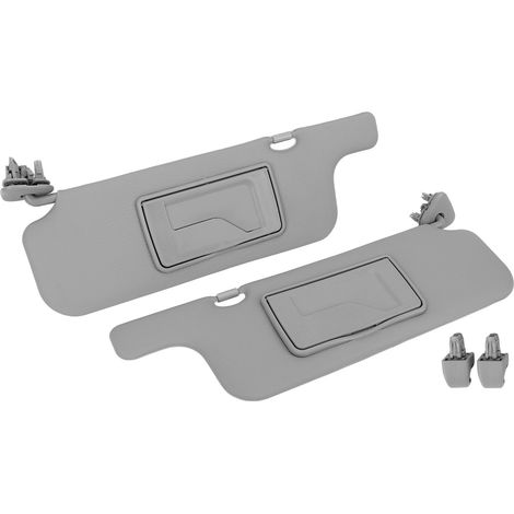 Paire d'assemblage de pare-soleil, miroir ABS de blocage gris pour voiture LHD de neuvième génération E120 E130 2001 – 2007