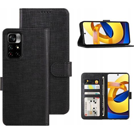 CUSTODIA NERA PER POCO M4 PRO CON APERTURA (1/5)
