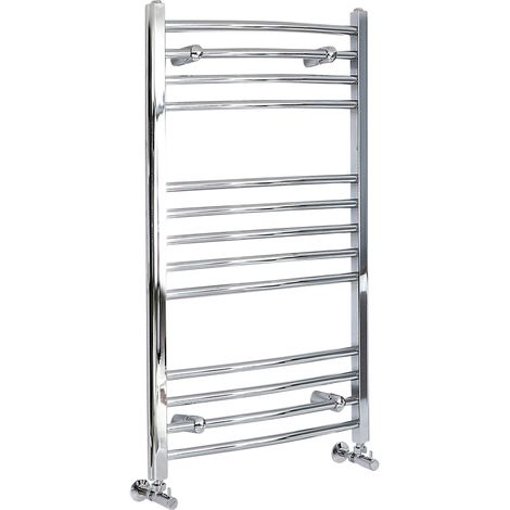 Hudson Reed Artle - Sèche-Serviettes Design Moderne Chromé - Incurvé 100 cm x 49.8 cm