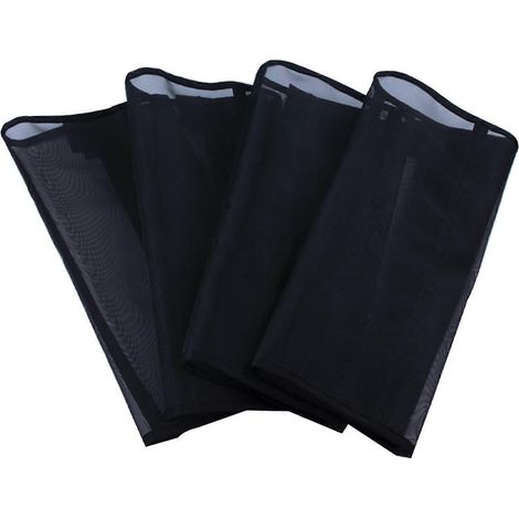 Lot de 4 guêtres anti-mouches pour chevaux, guêtres respirantes en maille, protections pour les jambes des chevaux contre les mouches. (1/5)