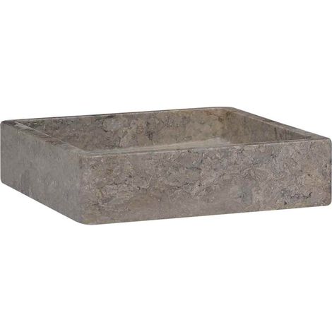 Maison Exclusive - Lavabo Gris 40x40x10 cm Marbre