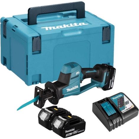 Säbelsäge auf Gegenseitigkeit 18V LXT (2x3,0 Ah) im MAKPAC-Koffer - MAKITA DJR189RFJ