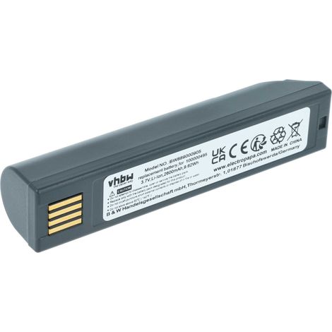 vhbw Akku Ersatz für Honeywell S-L-0526-E, HO48L1-G, BAT-SCN01 für Barcodescanner POS (2600 mAh, 3,7 V, Li-Ion)
