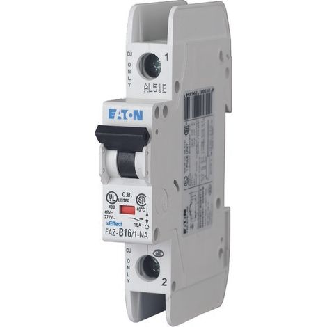 Disjoncteur FAZ cbe C 6A 1P NA UL 000102084 EATON FAZ C6/1 NA