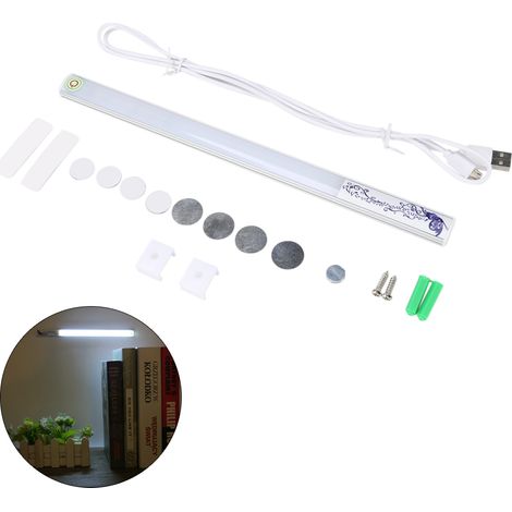Lampe Led Portable Sans Fil 16 Led Rechargeable Usb Interrupteur Tactile Pour Placard Armoire Cuisine Salle De Bain Lot De 1 (1/5)