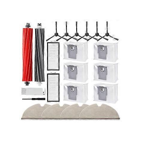 Für Q8 Max, Q8 Max+, Q5 Pro und Q5 Pro+ Ersatzteile und Zubehör: Hauptbürste, Seitenbürste, HEPA-Filter, Wischmopp, Staubbeutel