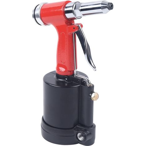 Pistolet à Riveter à Air Hydraulique Pistolet à Rivet Pneumatique pour Ecrous de Rivetage Orange Noir