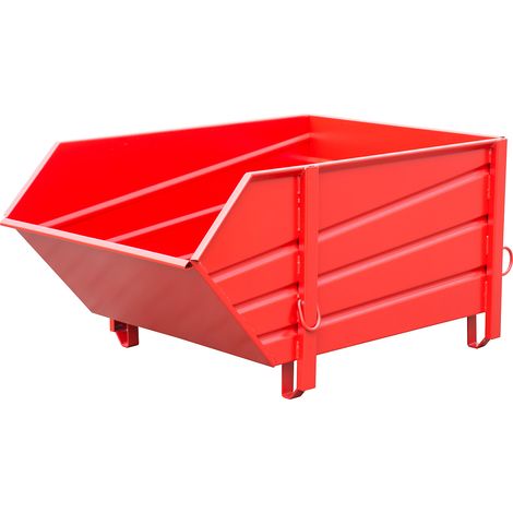 eurokraft pro, Conteneur en tôle d'acier, capacité 1 m³, sans (1/5)