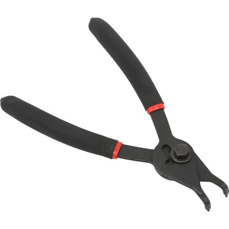 Hochleistungs-Sprengringzange (20 cm), Innen-/Außen-Sicherungsringentferner, Getriebeverriegelungswerkzeug, 90° abgewinkelt, für mechanische Reparaturen. (1/5)
