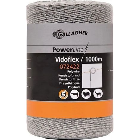 Recinzione elettrica Gallagher vidoflex powerline 1000 m alta resistenza