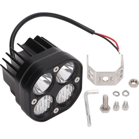 Éclairage LED Universel 3-en-1 40W pour Voiture, Phare de Travail Étanche, Lampe de Brouillard pour Camion et Véhicule Tout-Terrain (1/5)