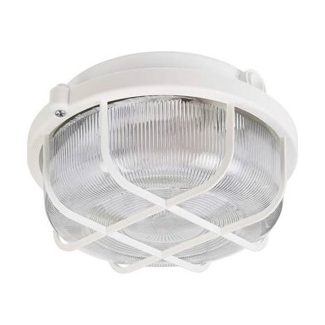 deko-light SYRMA ROUND plafón blanco exterior LED