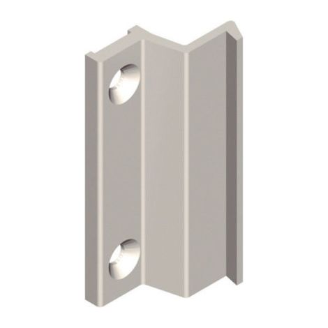 Gâche équerre DS6150 pour fermeture en applique SORGHO gris RAL 9006 - LA CROISEE DS (1/2)