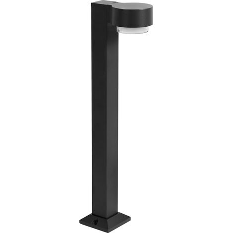 Lámpara de bolardo de jardín exterior moderno 60 cm de aluminio LED negro Anoia (1/5)