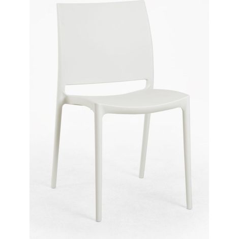 Sillas Jardín - Silla Dalen - Blanco
