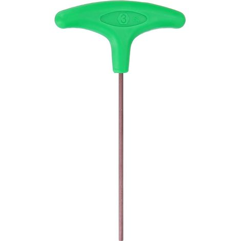 Clé Hexagonale À Poignée En T 3mm Métrique Acier S2 Clé En T Vert (1/5)