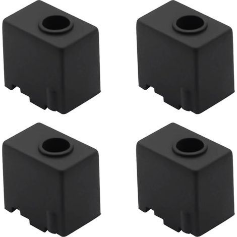 Set di 4 custodie in silicone per stampanti 3D Kobra 2/Kobra 2 Neo/Kobra 2 Pro/Kobra 2 Plus/Kobra 2 Max. Realizzate in silicone nero resistente alle alte temperature e durevole. Accessori per la prote