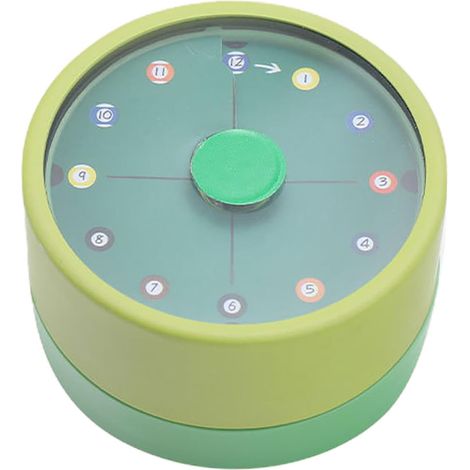 Lntyq 59 Minuten manueller Küchentimer aus Edelstahl, manuelle Erinnerung, Timing-Zubehör, klares Zifferblatt, magnetischer Countdown-Timer für Meetings (1/5)