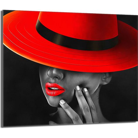 Placa protectora de vidrio para estufa 60x52 Mujer (1/5)