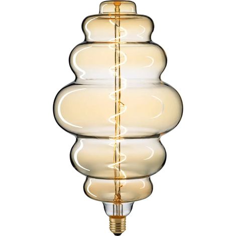 [NEUWERTIG] B-Ware Sigor Leuchtmittel Lampe Led Giant Nest E27 Filament Gold Dimmbar Glas Warmweiß