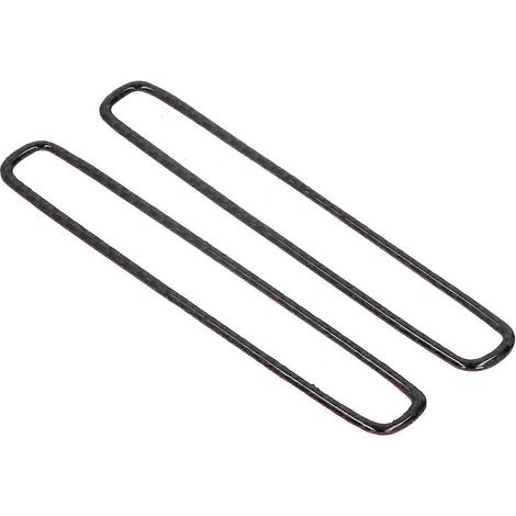 Pièce autocollante pour grille d'aération de portières de voiture, sortie d'air en fibre de carbone pour Dodge Charger 2011-2014 (1/5)
