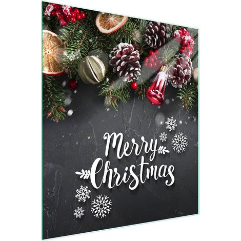 TAGLIERE IN VETRO 45x52 Natale (1/5)