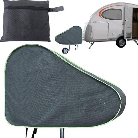 Housse de Timon,Housse de Timon Remorques,Couvercle de Timon Remorques,Housse Protection de Timon Remorques,Protection Attelage pour Caravane,Couverture d'Attelage pour Remorque (1/5)