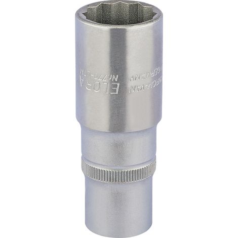 Draper 22mm Bi-Hex Deep Socket for 1/2" Drive – Metric Square Drive, Heavy-Duty Deep Hexagon Socket (Model 11936) (1/5)