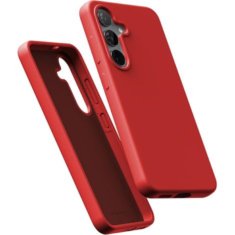 Étui en silicone Mercury Pure MagSafe pour Samsung Galaxy S25 Plus rouge (1/5)