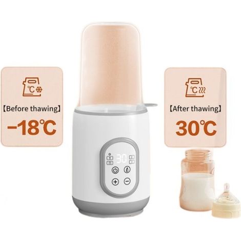 Chauffe-Biberon, Réchauffe les Aliments pour Bébé en Quelques Minutes, Facile à Utiliser, Contrôle Précis de la Température, Arrêt Automatique, pour tous les Biberons