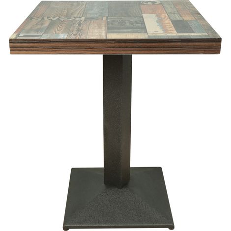 Skecten Mesa de Bar Mesa de Bistro Mesa de Comedor Cuadrado Vintage 60X75cm para 2 a 4 personas SKY0828 (1/5)