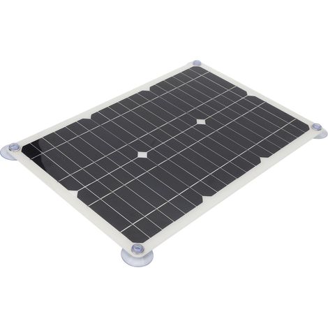 Tragbares 100W 18V Solar-Erhaltungsladegerät mit USB-Controller und monokristallinem Panel (42 x 28 cm). (1/5)