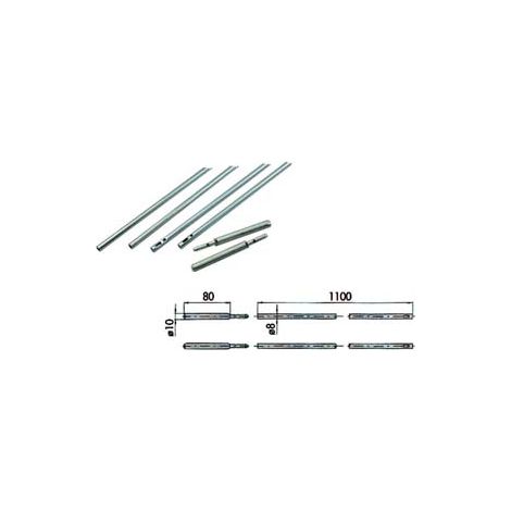 ASTE COMPLETE PER SERRATURE INFILARE 06415- - ø mm.10 (06415000) - 1 coppia CISA