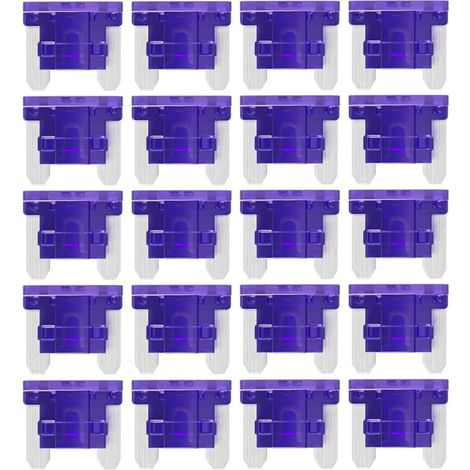 ATT Flachsicherungen, Mini-APS, 35A, 35 Ampere, für Wohnmobil, Auto, Motorrad, LKW (20er-Packung)