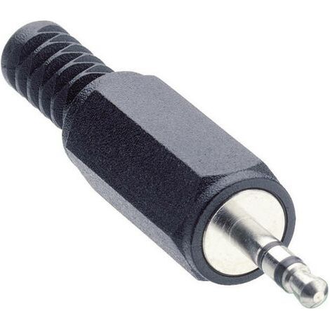 Jack 2.5 mm mâle, droit Lumberg KLS 13 Nombre de pôles: 3 stéréo noir 1 pc(s) D26615 (1/3)