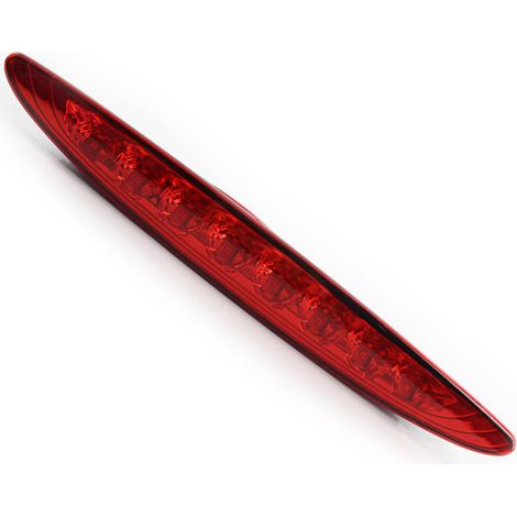Troisième feu stop de remplacement pour MINI Cooper 01-06 R50 R53, lentille transparente rouge vif, montage surélevé, modèle : rouge (1/5)