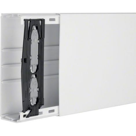 Goulotte de distribution PVC 60x190 mm - Longueur 200 cm (RAL 9016) LF6019009016 Hager