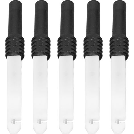 Kit 5 pièces aiguilles de test 0,7mm avec gaine, accessoires de mesure pour multimètre, pointe de touche noire (1/5)