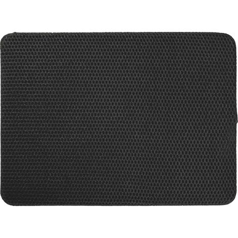 Cat Litter Mat, 55 x 75 cm, Double Layer Honeycomb Design, Black EVA Mat, Urine Resistant, Waterproof, Non-Slip, Easy to Clean (1/5)