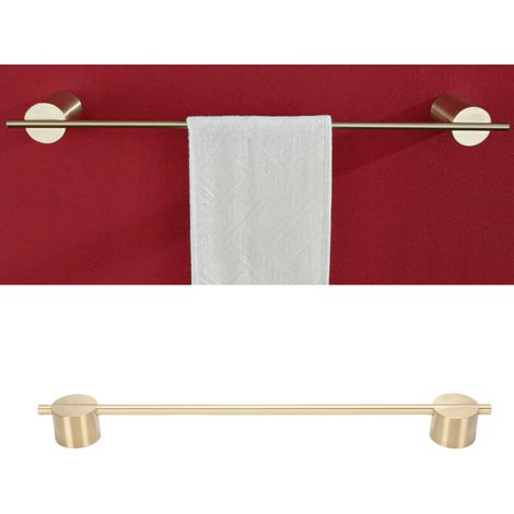 Minimalistischer, platzsparender 50 cm Handtuchhalter aus Edelstahl, Wandhalterung für Badezimmer (1/5)