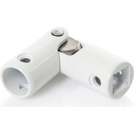 Cardan pour volet roulant - sortie carrée 8mm & ronde 12 mm laqué blanc