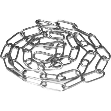 Chaînette au mètre , pour suspension , lampes , filtres a charbon