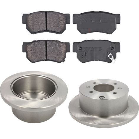 KIT FRENI POSTERIORI compatibile con HYUNDAI MATRIX (FC) - DISCHI + PASTIGLIE OEM: FDB1606 / 17207 /SOSTITUZIONE DIRETTA/BASSA POLVERE/SILENZIOSO