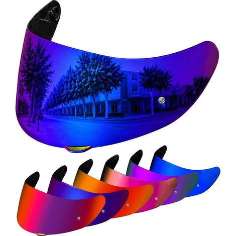 K1s Visor Visor for K1 Helmet K3SV Tinted Visor Replacement Face Shield Compatible with K1 K1s K3SV K5 Rainbow Motorcycle UV 400 Protection Shock Resistant Tinted Visor Visor For K1 K1S K3SV K5 K5S (1/5)