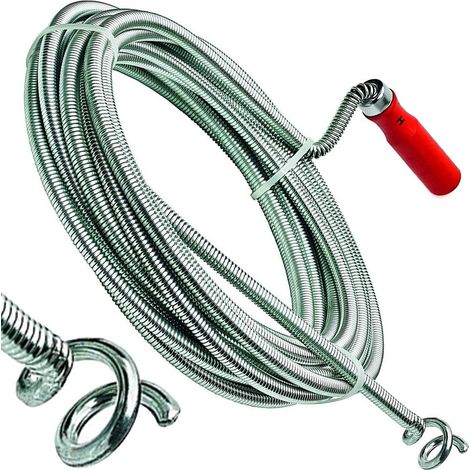 TRADE SHOP - Molla Cavo Stura Lavandino Fogne Scarico Lavabo Sturafogne Manuale 7m - (1/2)