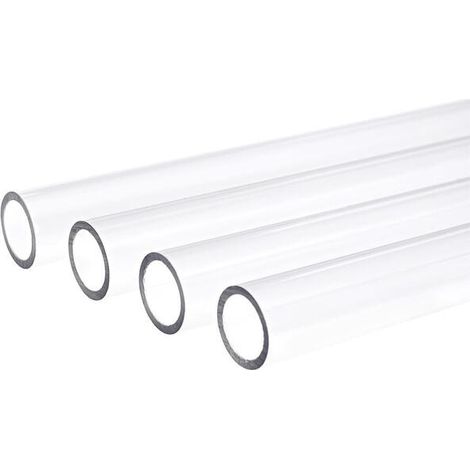 AlphaCool 18510 Eisrohr 13/10mm plexi (PMMA) HardTube Satin 80cm - 4pcs Refrigeración Líquida Tubos Duros (1/3)