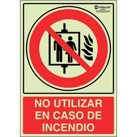DUVER señal de prohibición. plástica. rectangular , 